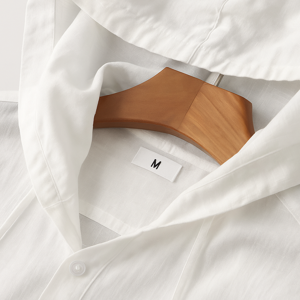 Linen Blouse with Loose Fit