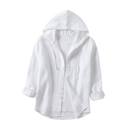 Linen Blouse with Loose Fit