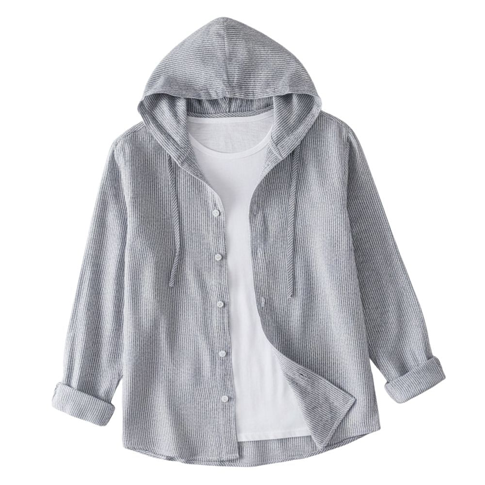 Linen Blouse with Loose Fit