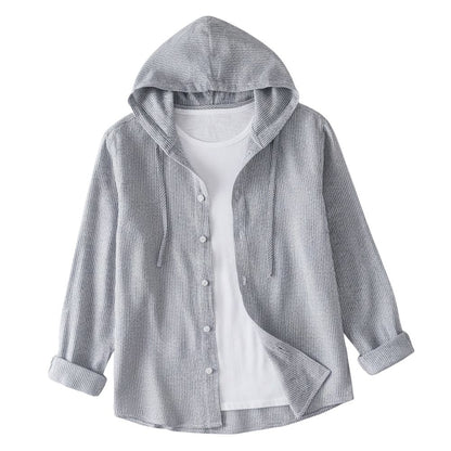 Linen Blouse with Loose Fit