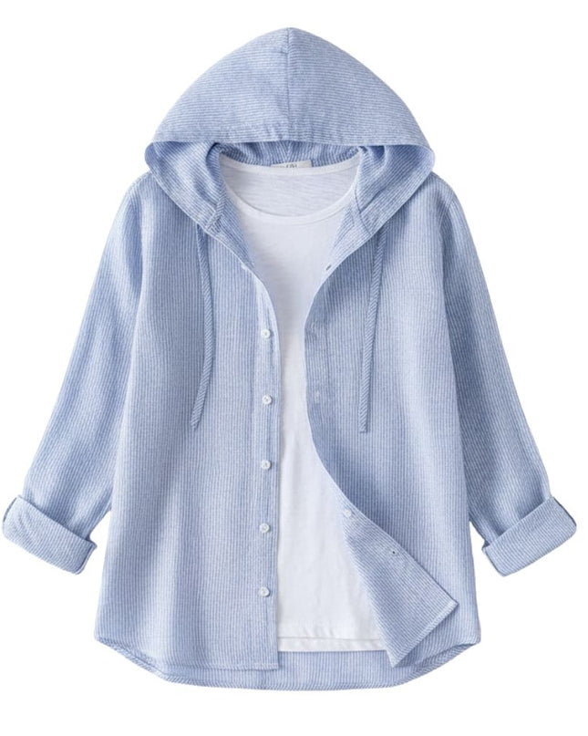 Linen Blouse with Loose Fit