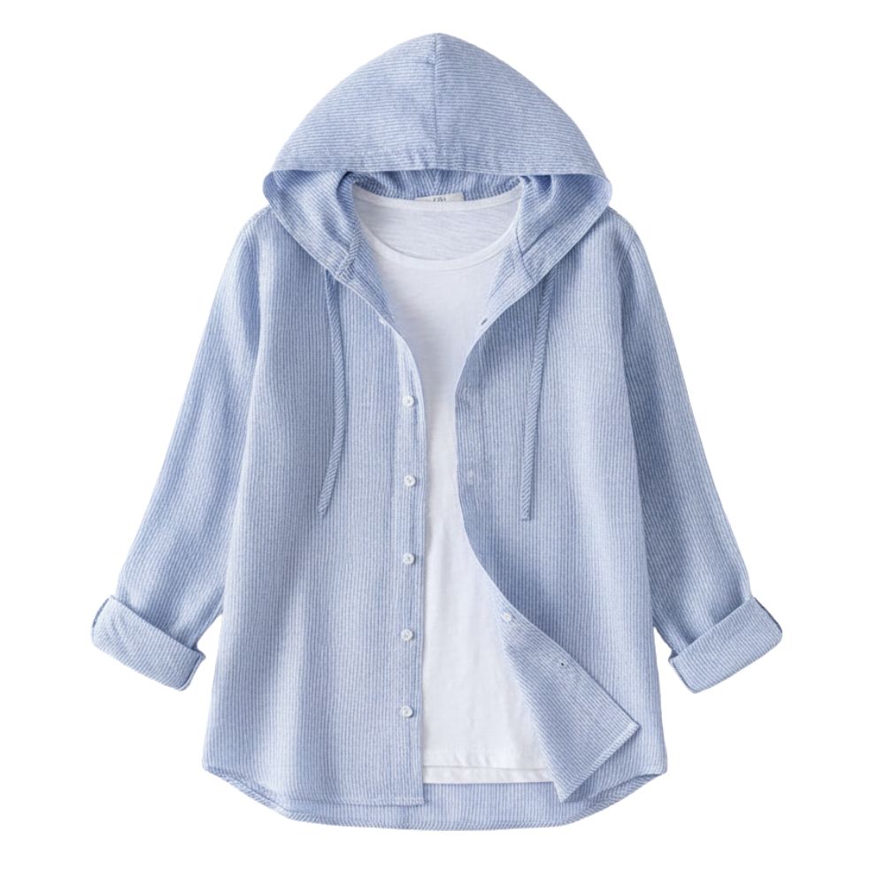 Linen Blouse with Loose Fit