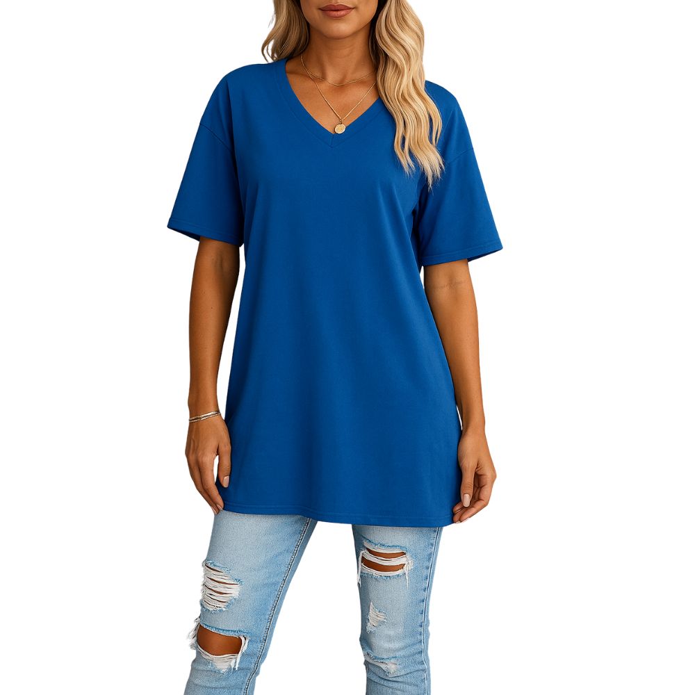 Women’s Loose-Fitting V-Neck T-Shirt