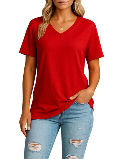 Women’s Loose-Fitting V-Neck T-Shirt