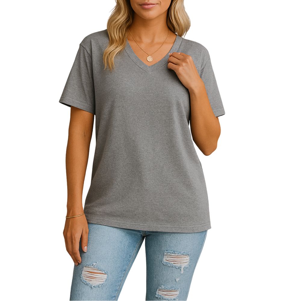 Women’s Loose-Fitting V-Neck T-Shirt