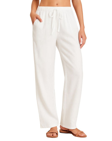 Loose-fitting trousers for women with an elastic waistband