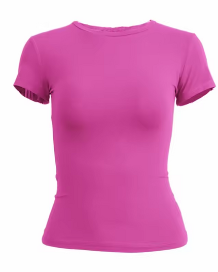 Women´s Fitted short-sleeved cropped T-shirt