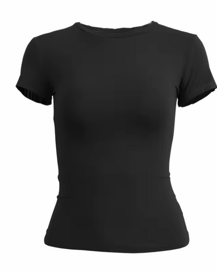 Women´s Fitted short-sleeved cropped T-shirt