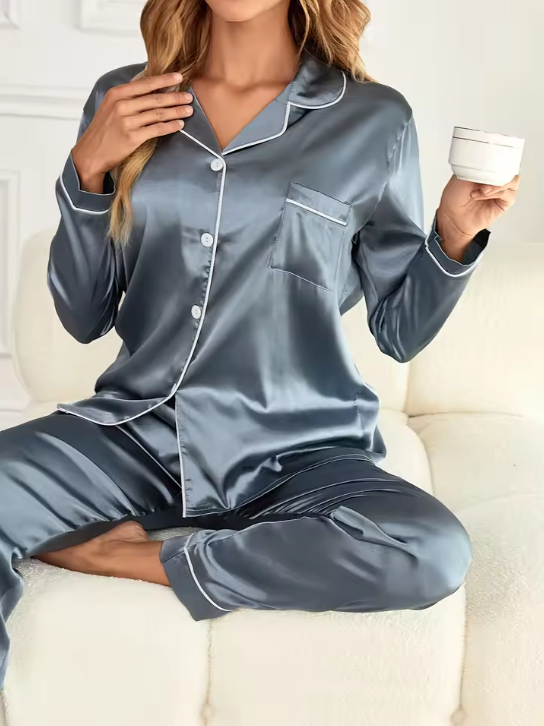Women’s Satin Pajama Set