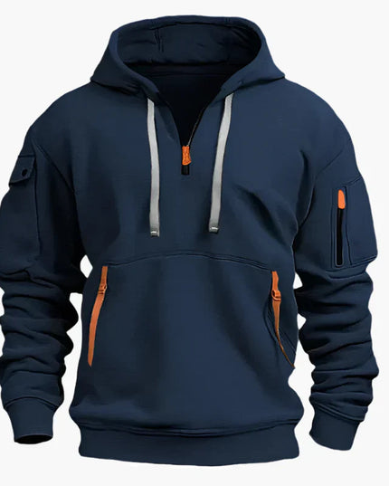 Men´s Hoodie with Zippered Pockets